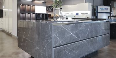Cucina Marble Gray isola