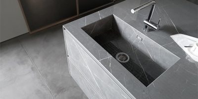 Cucina Marble Gray isola